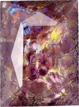 Rectangle Faceted Pointed Back (Doublets) Crystal Glass Stone, Pink 20 Specials (06043), Czech Republic