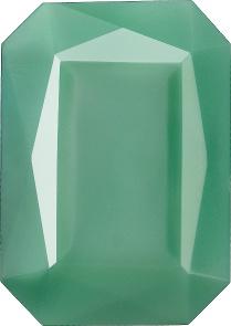 Octagon Faceted Pointed Back (Doublets) Crystal Glass Stone, Turquoise 2 Pearl Colours (05404), Czech Republic