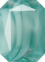 Octagon Faceted Pointed Back (Doublets) Crystal Glass Stone, Turquoise 3 Pearl Colours (64040-00030-Tw), Czech Republic