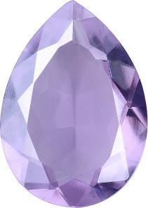 Pear Faceted Pointed Back (Doublets) Crystal Glass Stone, Violet 1 Transparent With Blue Hematite (20210-Bh), Czech Republic