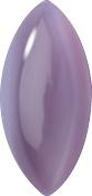 Navette Cabochons Flat Back Crystal Glass Stone, Violet 10 Moonshine (00399), Czech Republic