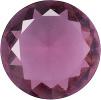 Round Faceted Pointed Back (Doublets) Crystal Glass Stone, Violet 10 Transparent (20040), Czech Republic