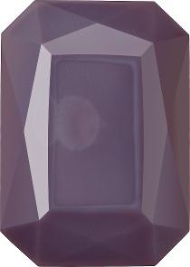 Octagon Faceted Pointed Back (Doublets) Crystal Glass Stone, Violet 10 Opaque (24110), Czech Republic