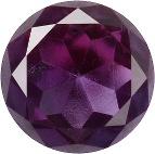Round Faceted Pointed Back (Doublets) Crystal Glass Stone, Violet 11 Transparent With Aluminium (70300-L-St-Al), Czech Republic