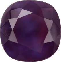 Rounded Square Faceted Pointed Back (Doublets) Crystal Glass Stone, Violet 13 Moonshine (00444), Czech Republic