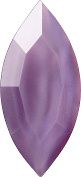 Navette Faceted Pointed Back (Doublets) Crystal Glass Stone, Violet 15 Moonshine (00399), Czech Republic