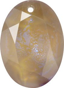 Oval Sew-On Crystal Glass Stone, Violet 20 Mexico Opals (16215), Czech Republic