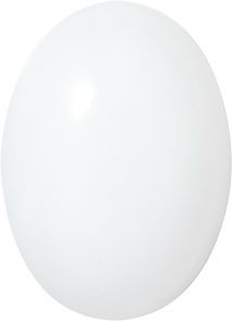 Oval Cabochons Flat Back Crystal Glass Stone, White 3 Pearl Colours (00403), Czech Republic