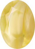 Oval Faceted Pointed Back (Doublets) Crystal Glass Stone, Yellow 7 Pearl Colours (84000-00030-Tw), Czech Republic