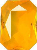 Octagon Faceted Pointed Back (Doublets) Crystal Glass Stone, Yellow 10 Transparent (900300-Sv), Czech Republic