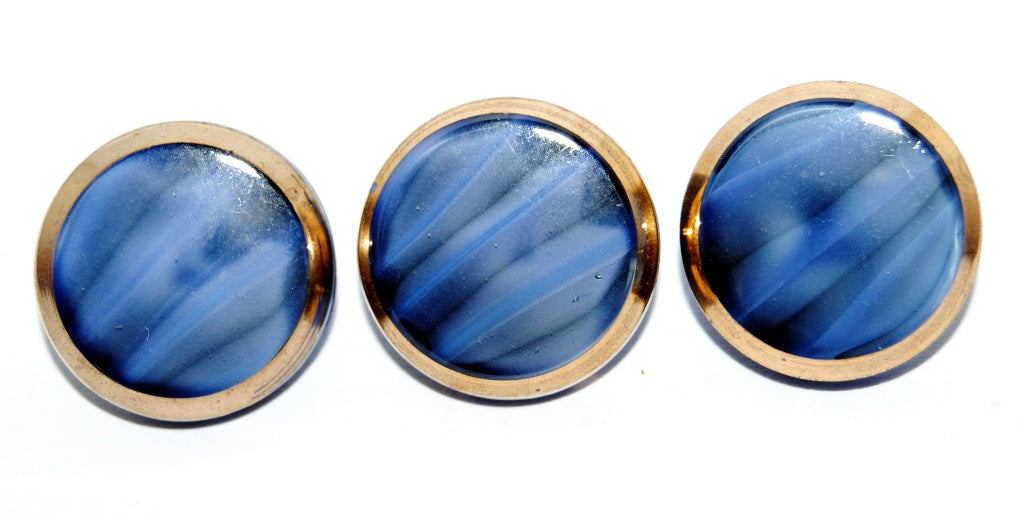 Czech Glass Hand Made Button Knob, Kb 41 (KB-41), Glass, Czech Republic