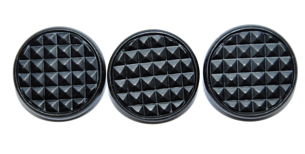 Czech Glass Hand Made Button Knob, Kb 40I (KB-40I), Glass, Czech Republic