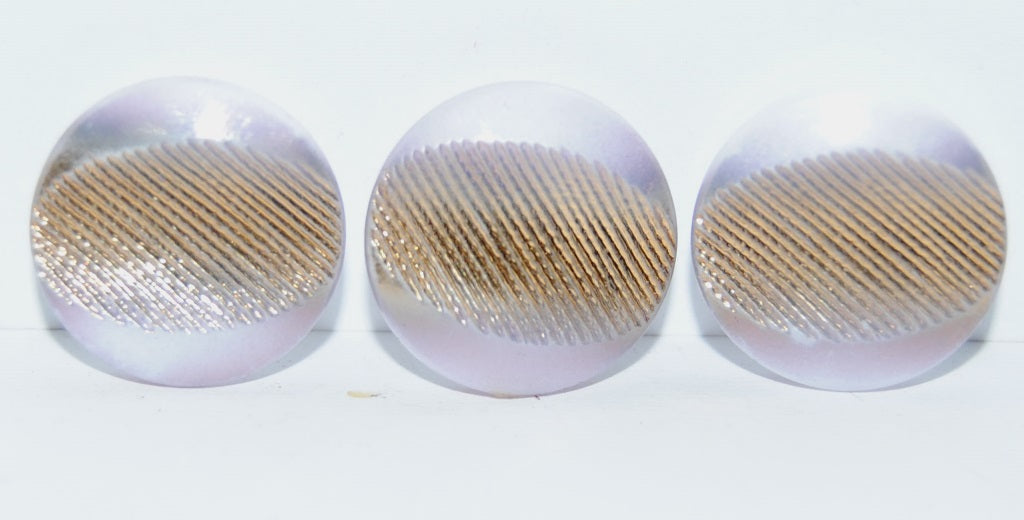 Czech Glass Hand Made Button Knob, Kb 76 (KB-76), Glass, Czech Republic