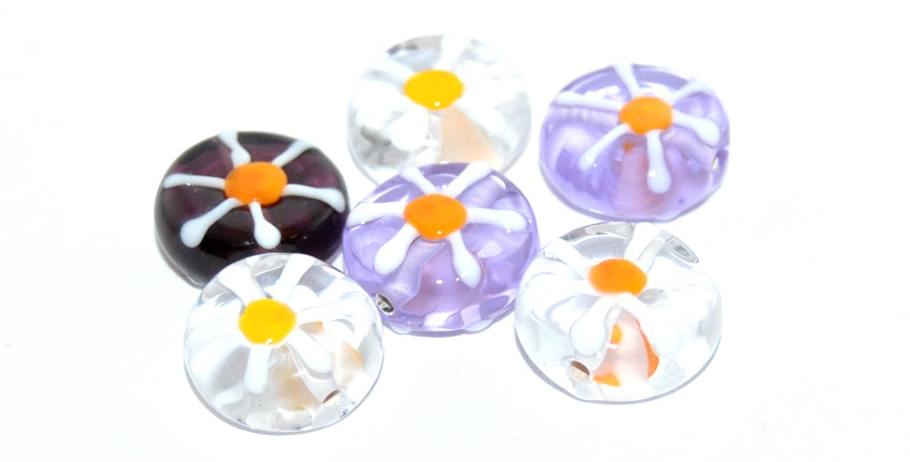 Lampwork HandMade Beads,J (-J), Glass, Czech Republic