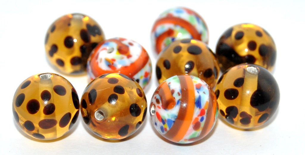 Lampwork HandMade Beads,Pp (-PP), Glass, Czech Republic