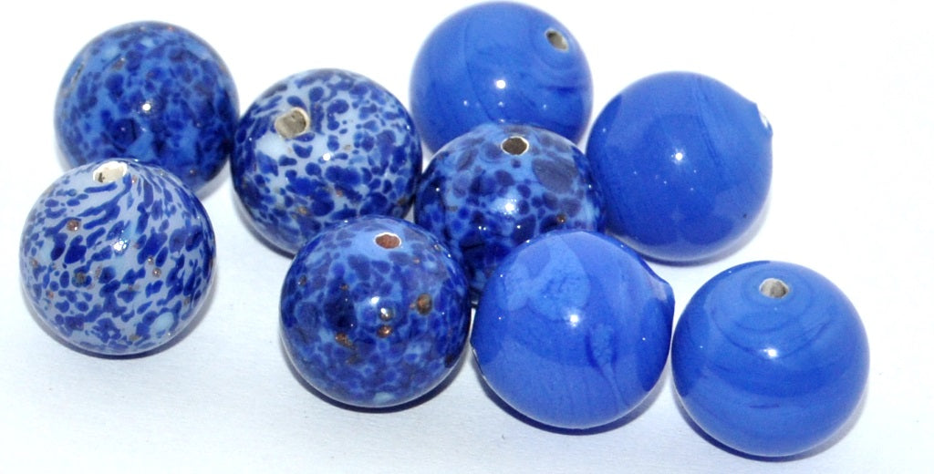 Lampwork HandMade Beads,Bb (-BB), Glass, Czech Republic