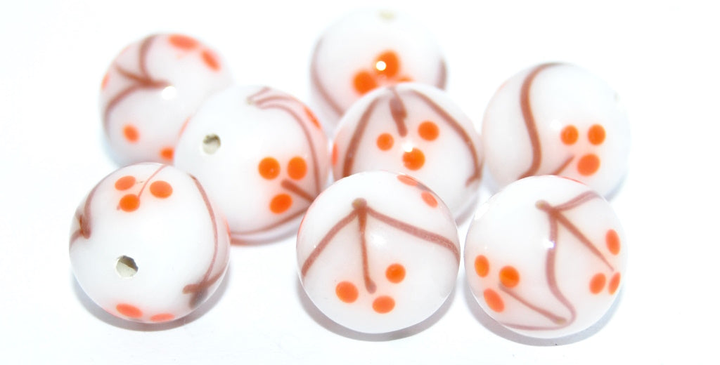 Lampwork HandMade Beads,Rr (RR), Glass, Czech Republic