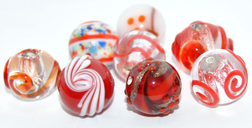 Lampwork HandMade Beads,Vv (-VV), Glass, Czech Republic