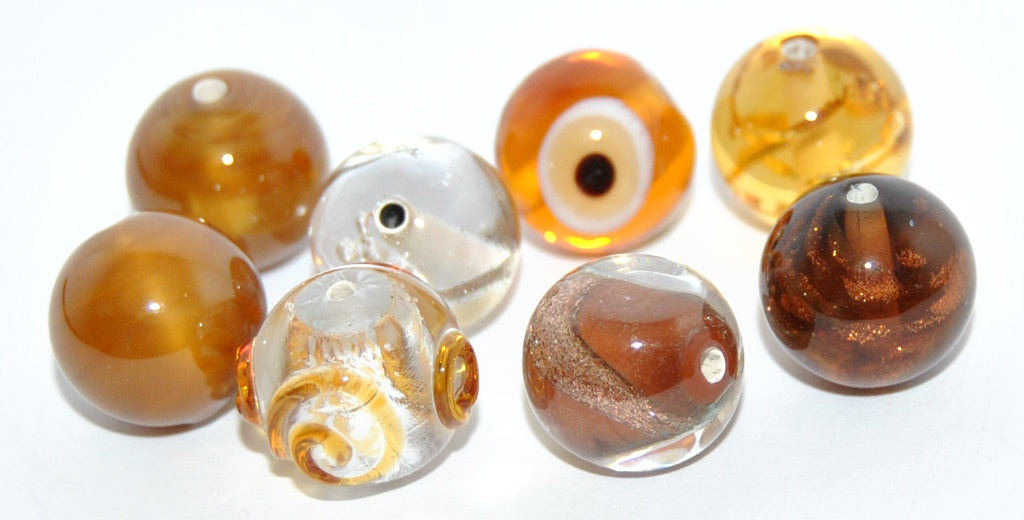Lampwork HandMade Beads,Am (-AM), Glass, Czech Republic