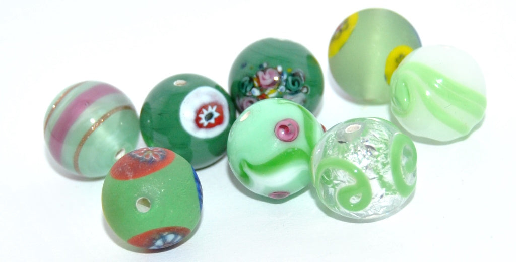 Lampwork HandMade Beads,Av (-AV), Glass, Czech Republic