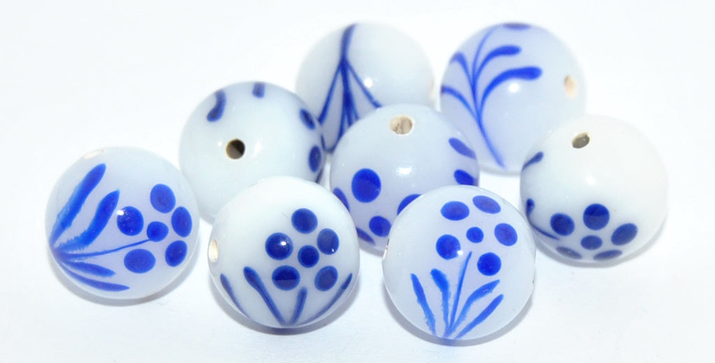 Lampwork HandMade Beads,Bd (-BD), Glass, Czech Republic