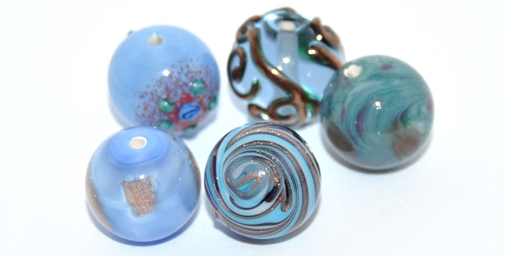 Lampwork HandMade Beads,Bs (BS), Glass, Czech Republic