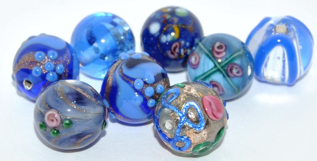 Lampwork HandMade Beads,Bx (-BX), Glass, Czech Republic