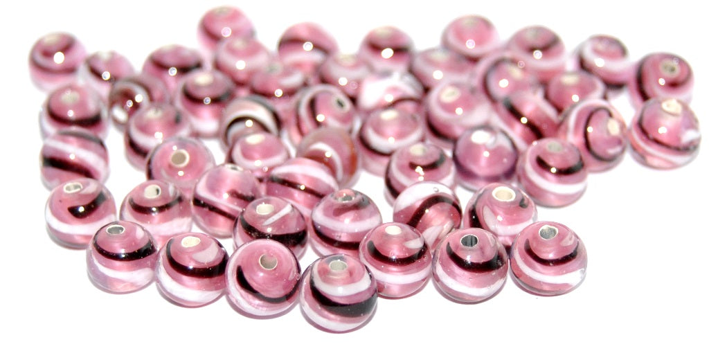 Lampwork HandMade Beads,R (-R), Glass, Czech Republic