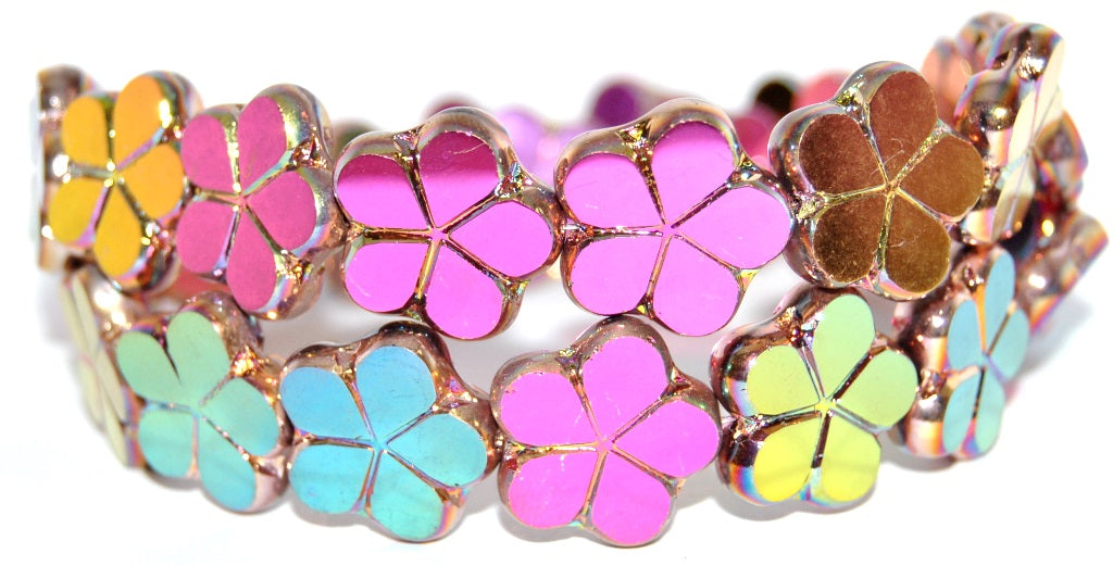 Table Cut Flower Beads, Crystal Vitex 2Xside (00030-VITEX-2XSIDE), Glass, Czech Republic