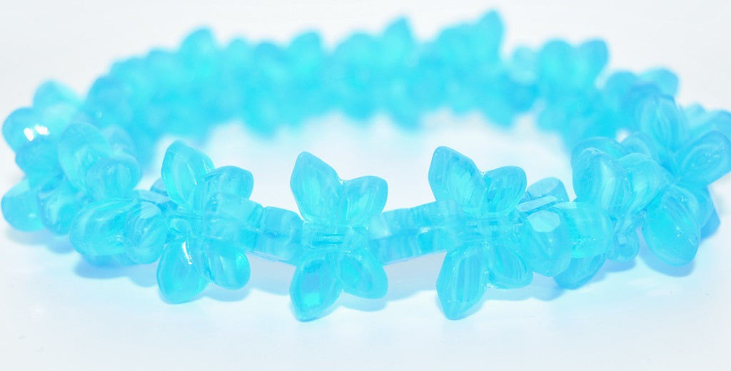 Table Cut Butterfly Beads, 8601 Matte (08601-M), Glass, Czech Republic