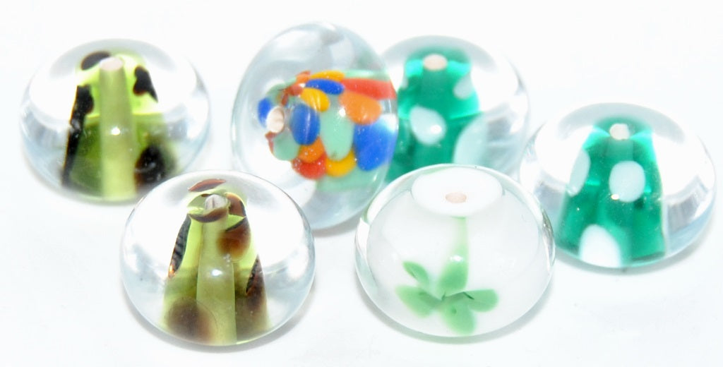 Lampwork HandMade Beads,S (-S), Glass, Czech Republic