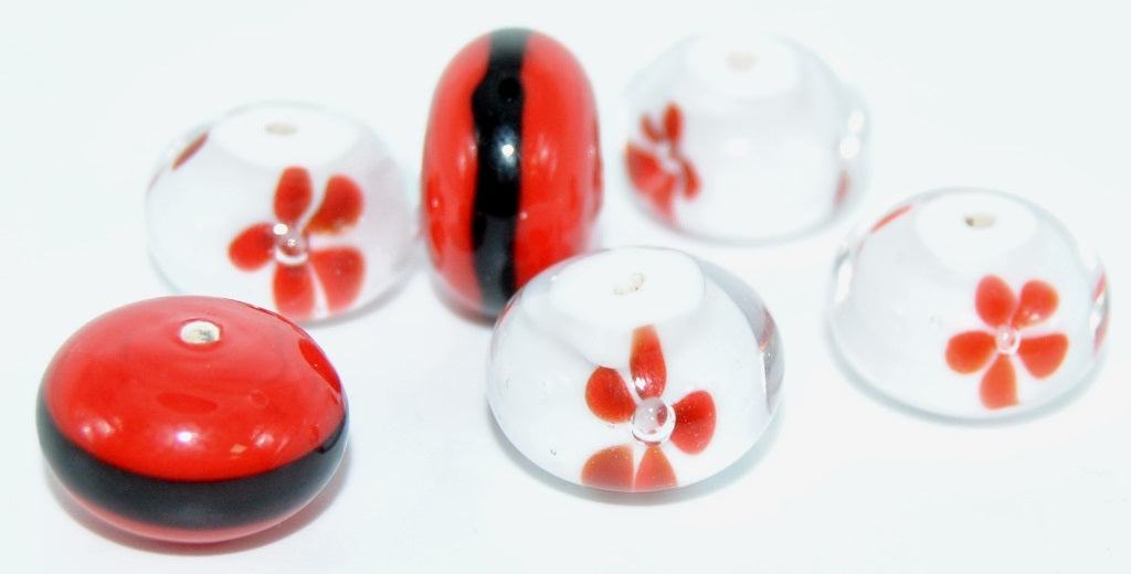 Lampwork HandMade Beads,L (-L), Glass, Czech Republic