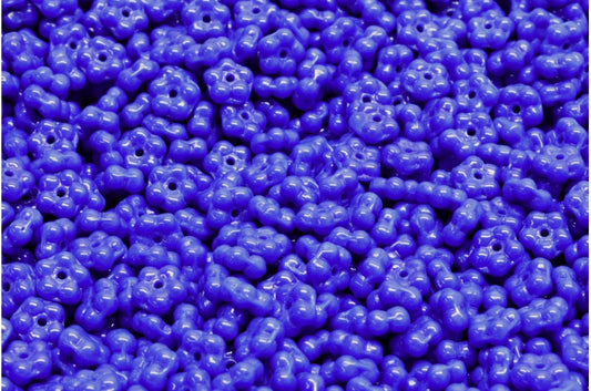 Forget Me Not Beads, Rich Blue (33060), Glass, Czech Republic