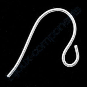 Afro Earring hook, approx. 18x13 mm, Sterling Silver 925