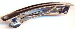 Hair Clip, Platinum Plated