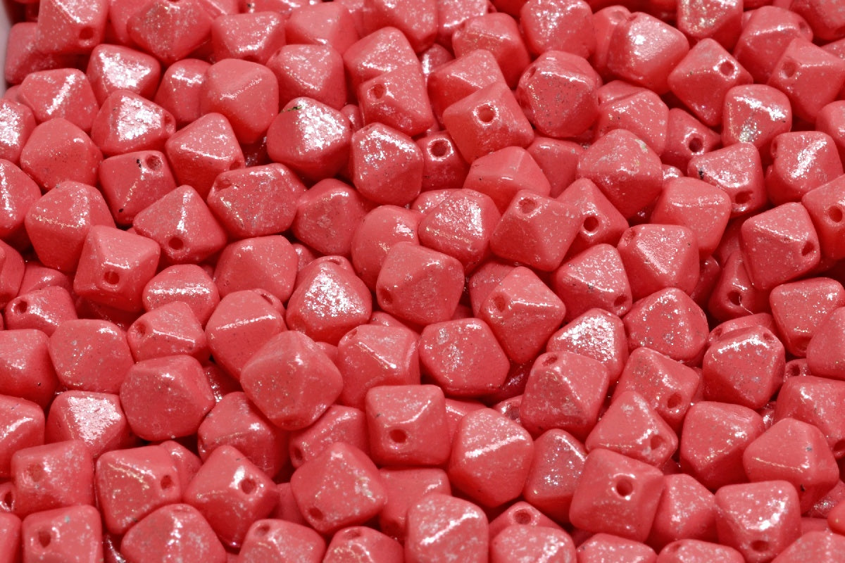 OUTLET 10 grams Bicone Beads, 6 x 6 mm, White 33504 M0031 (02010-33504-m0031), Glass, Czech Republic