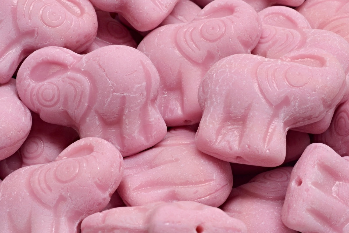 Elephant Beads, Opaque Pink Matte (73020-84100), Glass, Czech Republic
