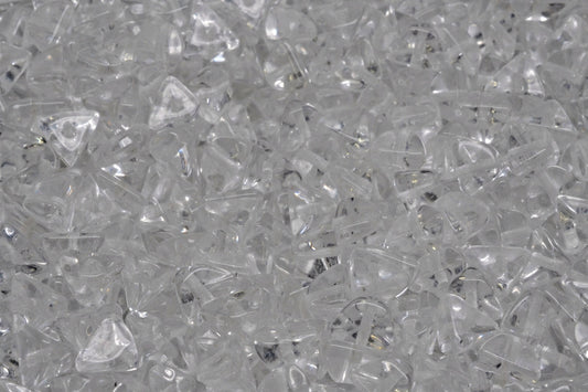 OUTLET 10 grams Half Pinch Beads, 4 x 7 mm, Crystal (00030), Glass, Czech Republic