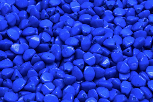 OUTLET 10 grams Pinch Beads, 5 x 5 mm, White Opal Sapphire White Lined (02020-35036), Glass, Czech Republic