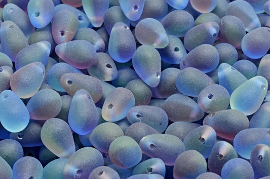 OUTLET 10 grams Drop Beads, 111-69004-06x09-TT004-84100, Tt004 Matte (TT004-84100), Glass, Czech Republic