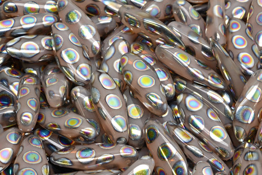 Dagger Beads, Opal Pink 2810A (71111-2810A), Glass, Czech Republic
