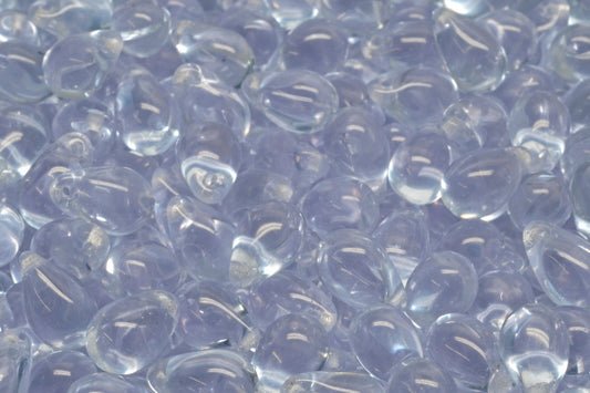 Drop Beads, Transparent Light Amethyst (20210), Glass, Czech Republic