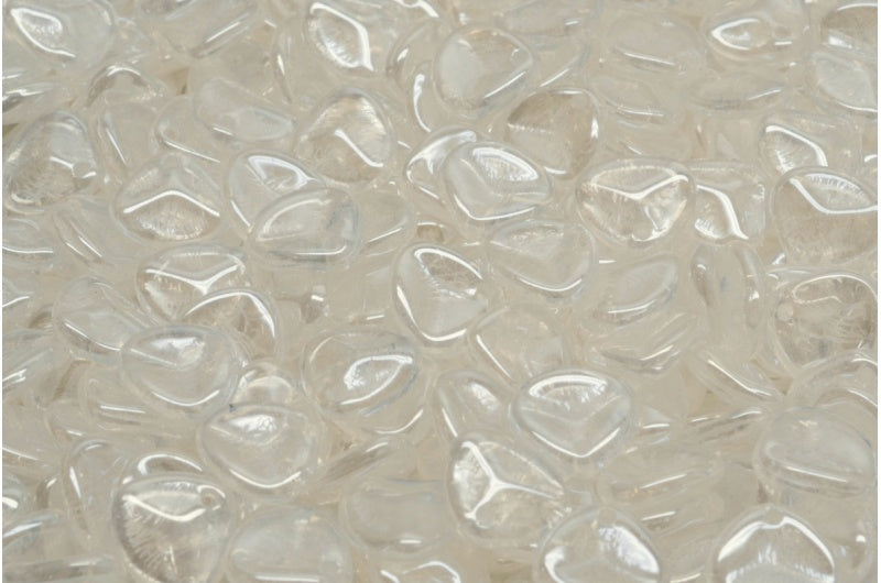 Rose Petal Beads, Crystal 21402 (00030-21402), Glass, Czech Republic