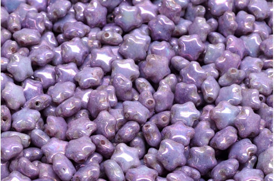 フラットスタービーズ、ホワイトネビュラ（02010-15001）、ガラス、チェコ共和国