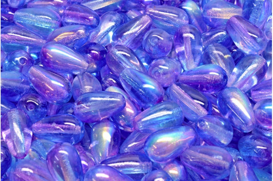 ドロップビーズ、クリスタル 48102 (00030-48102)、ガラス、チェコ共和国