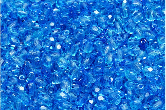 ファセットラウンドファイアポリッシュビーズ、クリスタル48012（00030-48012）、ガラス、チェコ共和国