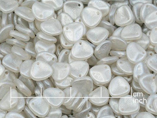 OUTLET 250g Rose Petal Beads, 8 x 7 mm, Crystal 79100 (111-00077-08x07-00030-79100)