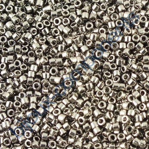 Miyuki DELICA Seed Beads Rocailles, Nickel (# DB0021), Glass, Japan