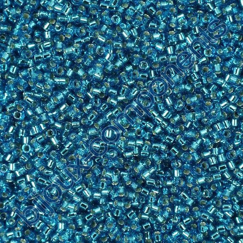 Miyuki DELICA Seed Beads Rocailles, Silver Lined Capri Blue (# DB0149), Glass, Japan