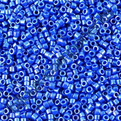 Miyuki DELICA Rocailles, Opaque Cobalt Luster (# DB0216), Glas, Japan 